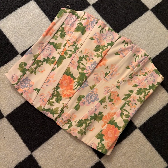 zara floral corset - Picture 3 of 8